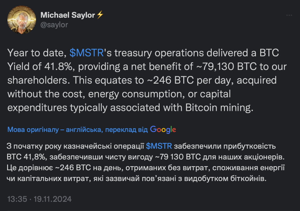 Біткойн досягне $100 тис: дохід MicroStrategy може перевищити $10 млрд